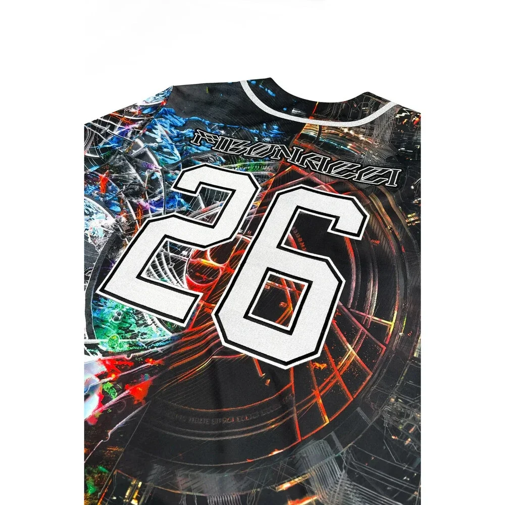 SUBTRONICS - FIBONACCI X AARON BROOKS BASEBALL JERSEY Size Large L